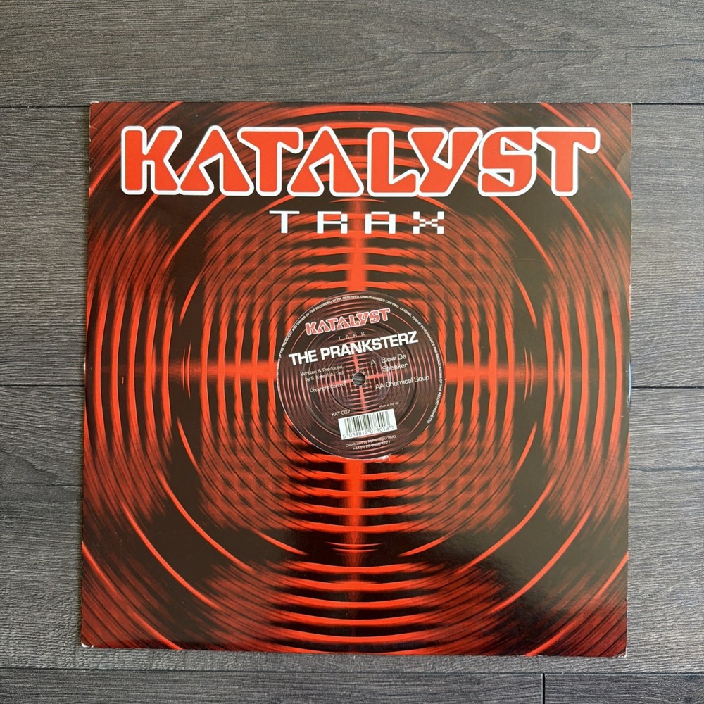 The Pranksterz Blow Da Speaker Katalyst Electronic Trance Hard House Vinyl UK